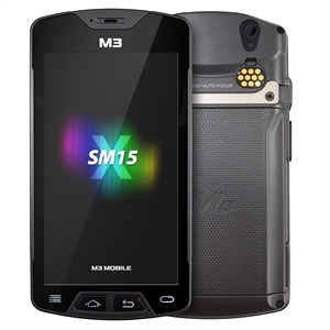 M3 Mobile SM15 X, 2D, MR, SE4750, BT (BLE), Wi-Fi, 4G, NFC, GPS, GMS, ext. bat., Android